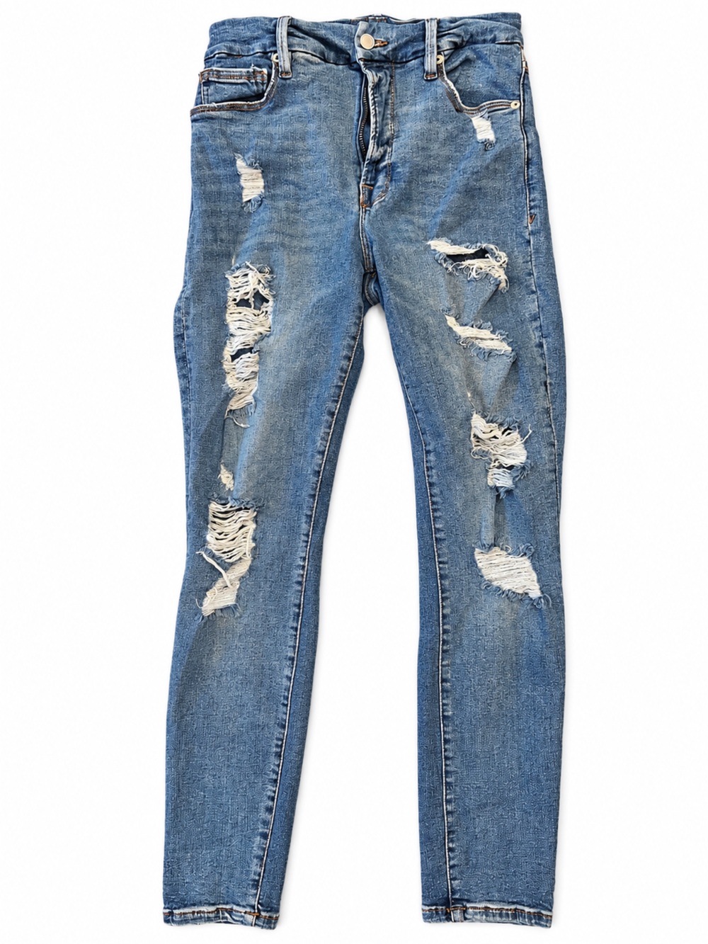 Good American Distressed Skinny Jeans Size 4 / 27